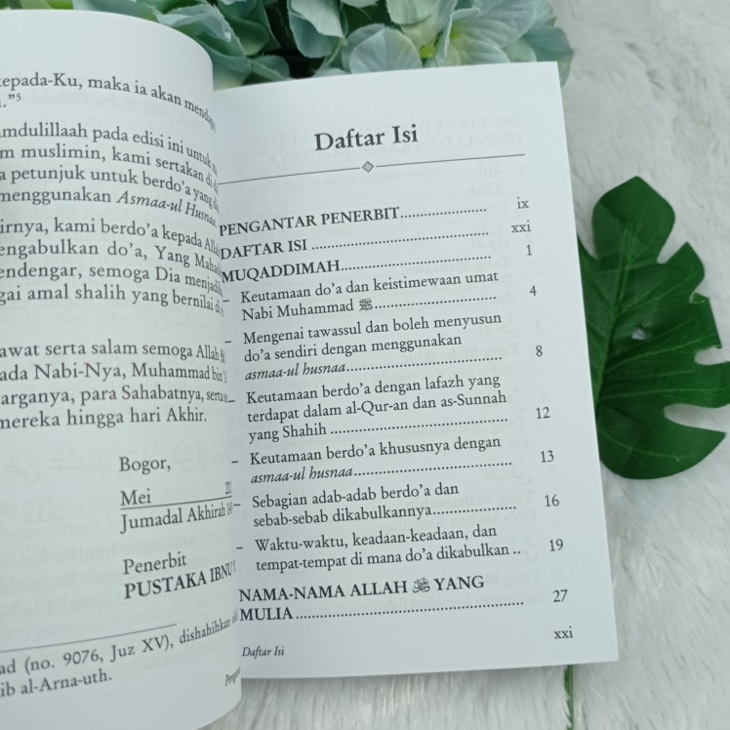 Buku Tuntunan Doa Dengan Asma'ul Husna