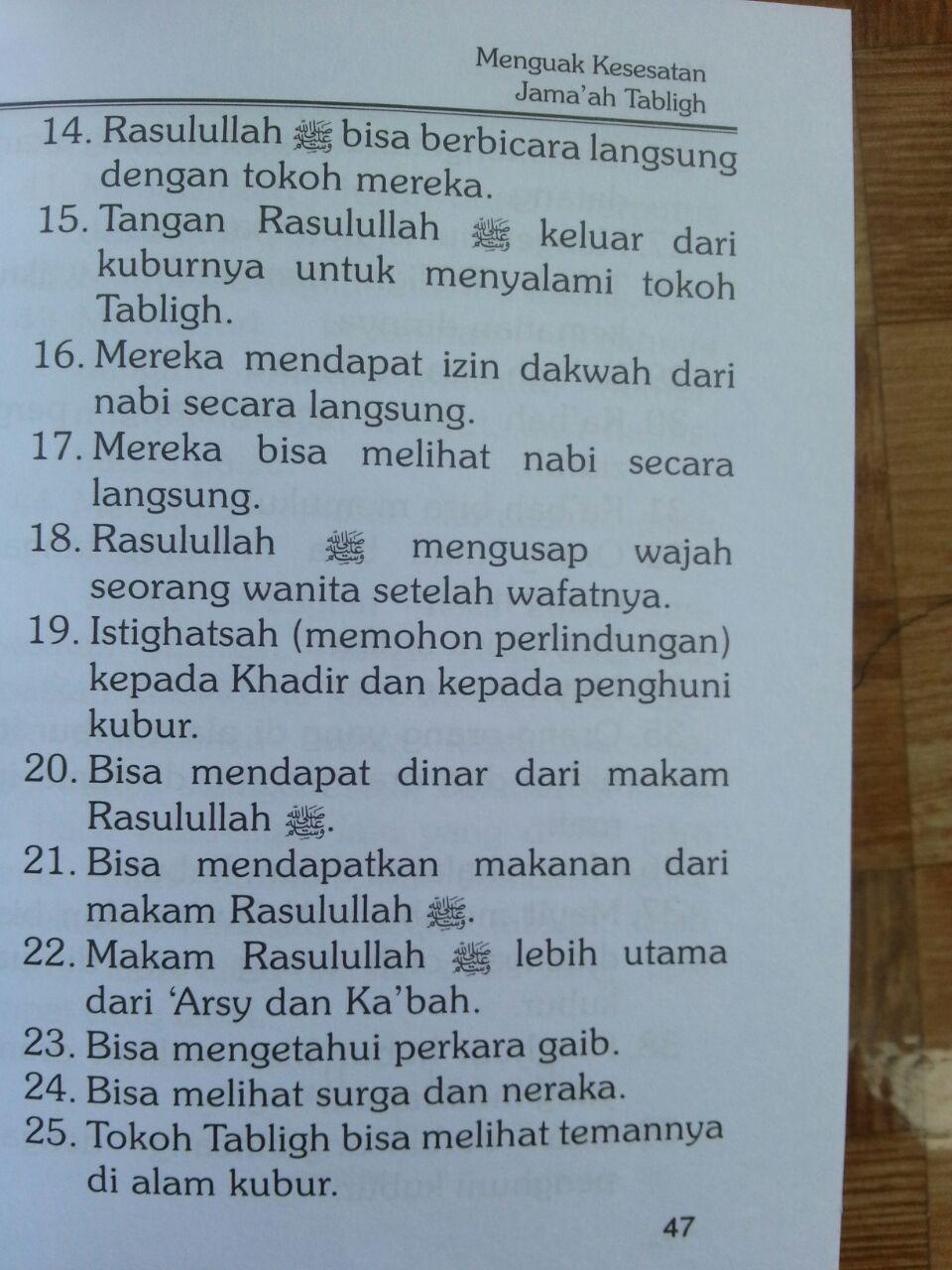 Buku Jamaah Tabligh Kenyataan Dan Pengakuan isi 3