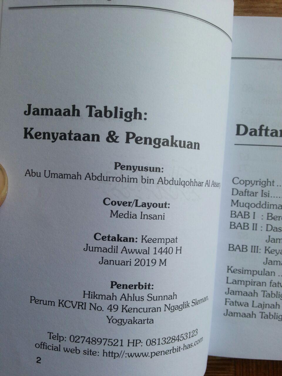 Buku Jamaah Tabligh Kenyataan Dan Pengakuan isi