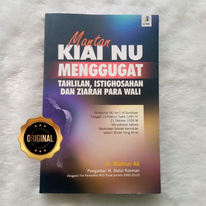 Buku Mantan Kiai Nu Menggugat Tahlilan, Istighosahan dan Ziarah Para Wali