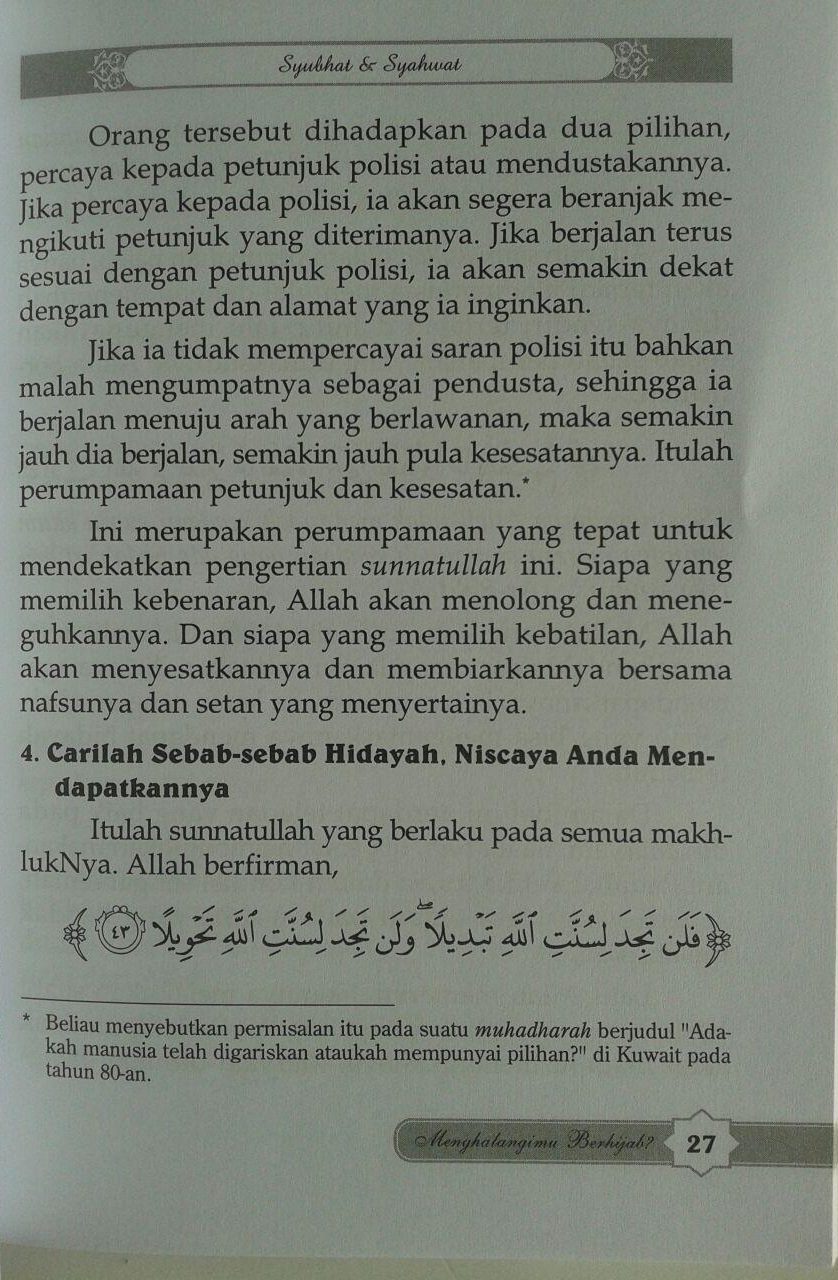 Buku Saudariku Apa Yang Menghalangimu Berhijab isi 2
