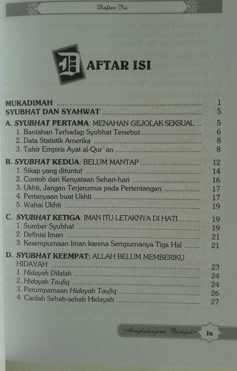 Buku Saudariku Apa Yang Menghalangimu Berhijab isi 3