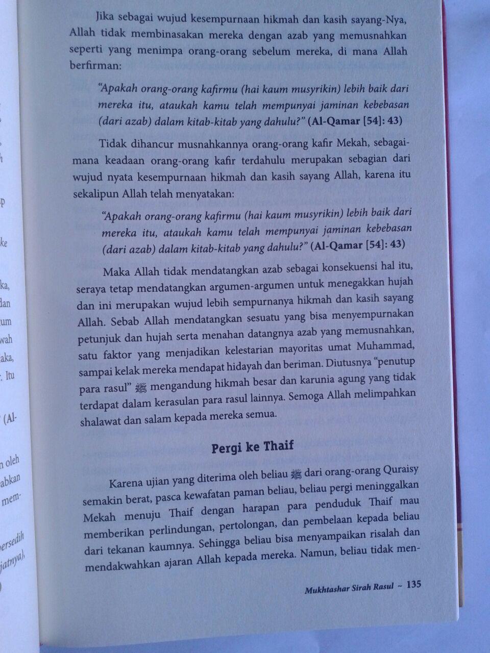 Buku Mukhtashar Sirah Nabawiyah isi 3