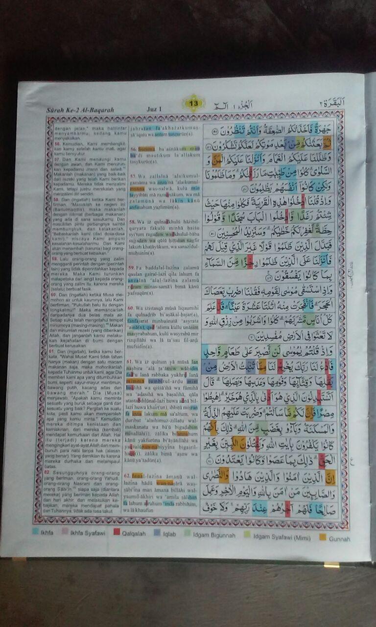 Alquran Mushaf Arab Latin Terjemah (Ukuran Besar) isi 4