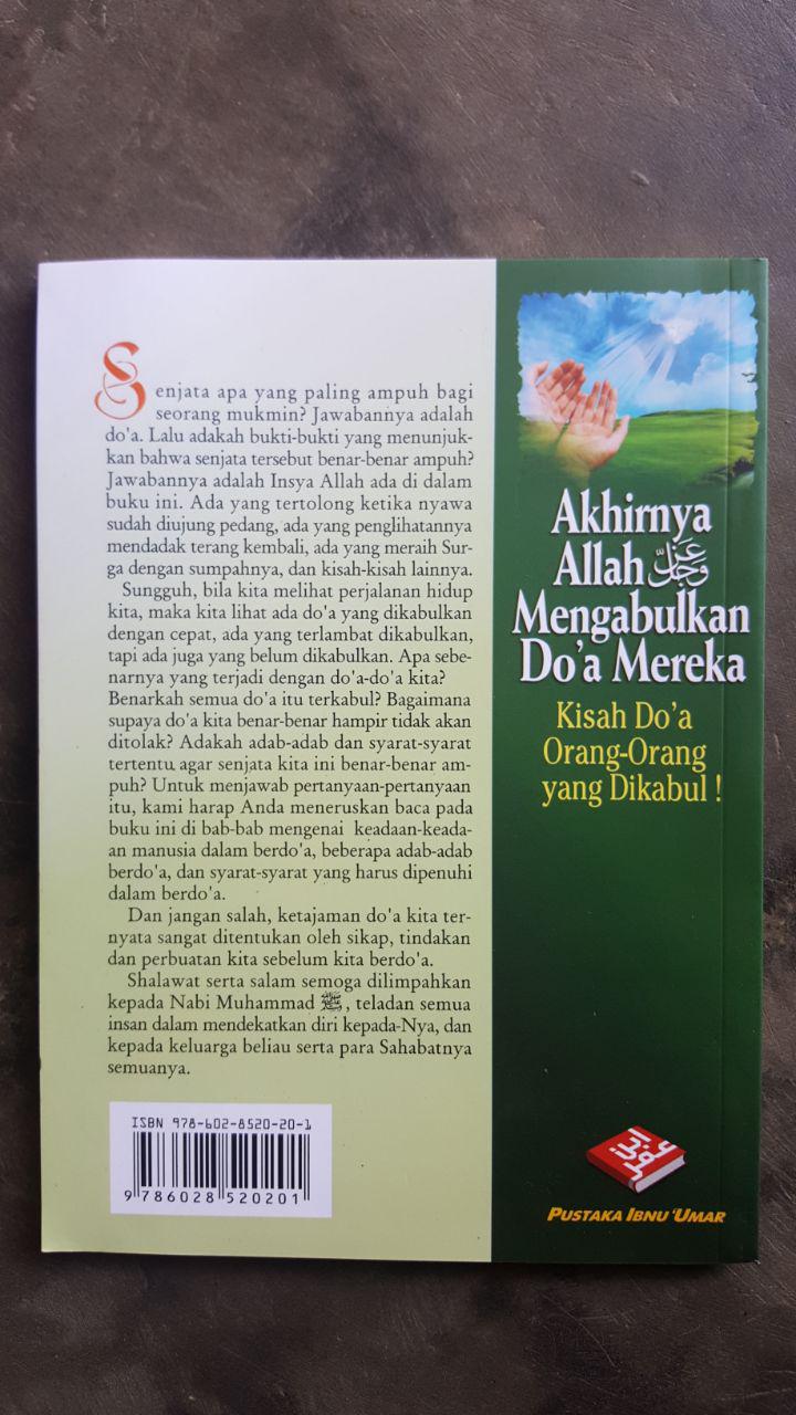 Buku Akhirnya Allah Mengabulkan Doa Mereka cover 2