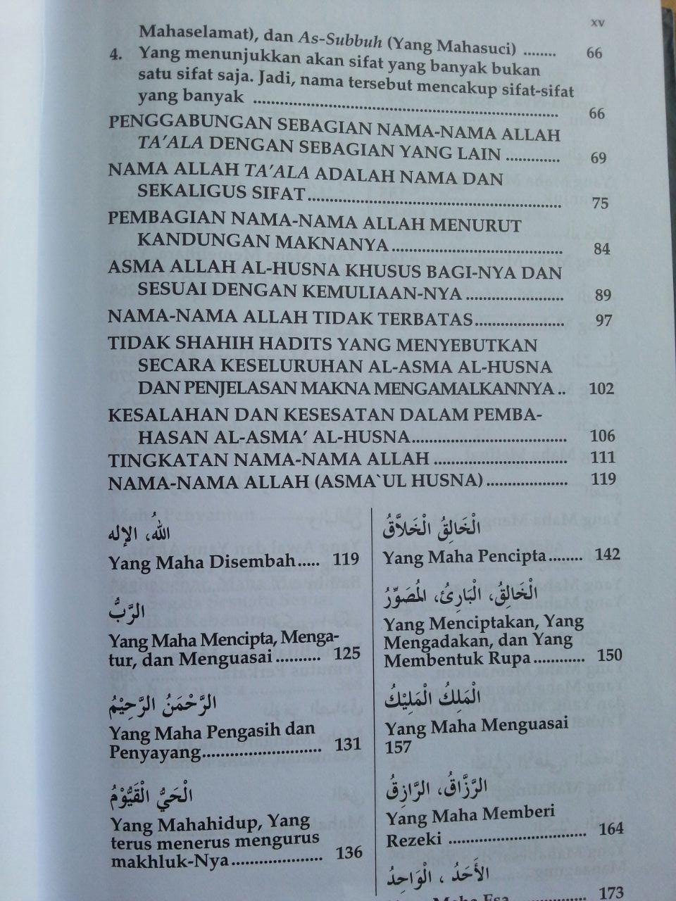 Buku Fikih Asma'ul Husna isi