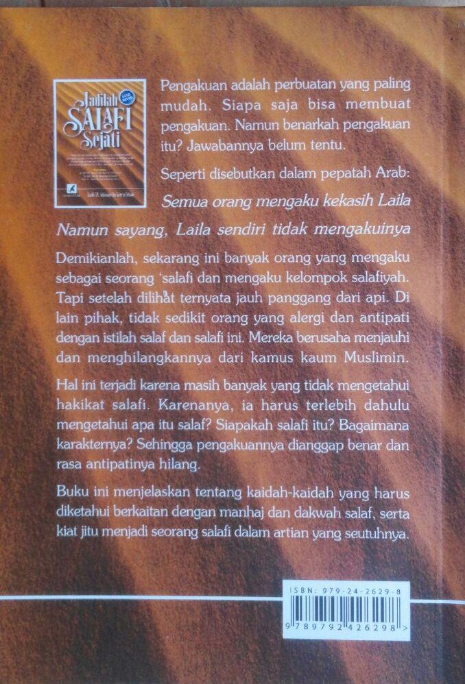 Buku Jadilah Salafi Sejati 24,000 cover