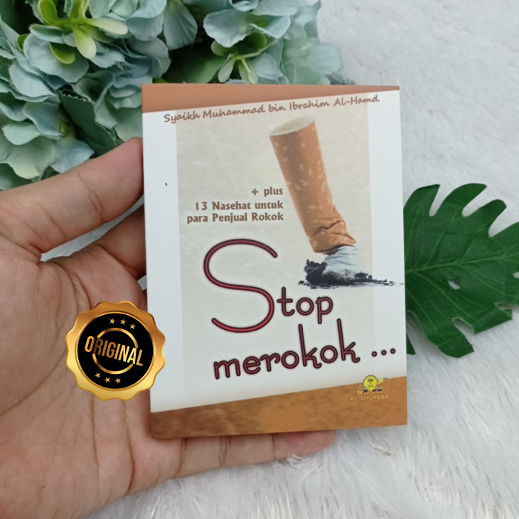 Buku Stop Merokok Plus 13 Nasehat Untuk para Penjual Rokok