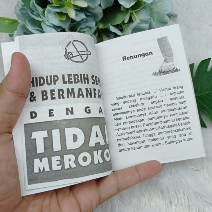 Buku Stop Merokok Plus 13 Nasehat Untuk para Penjual Rokok