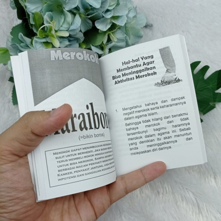 Buku Stop Merokok Plus 13 Nasehat Untuk para Penjual Rokok