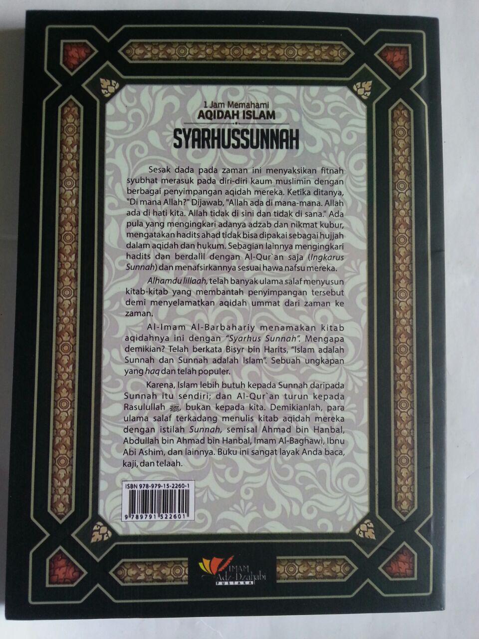 Buku Syarhus Sunnah 1 Jam Memahami Aqidah Islam cover