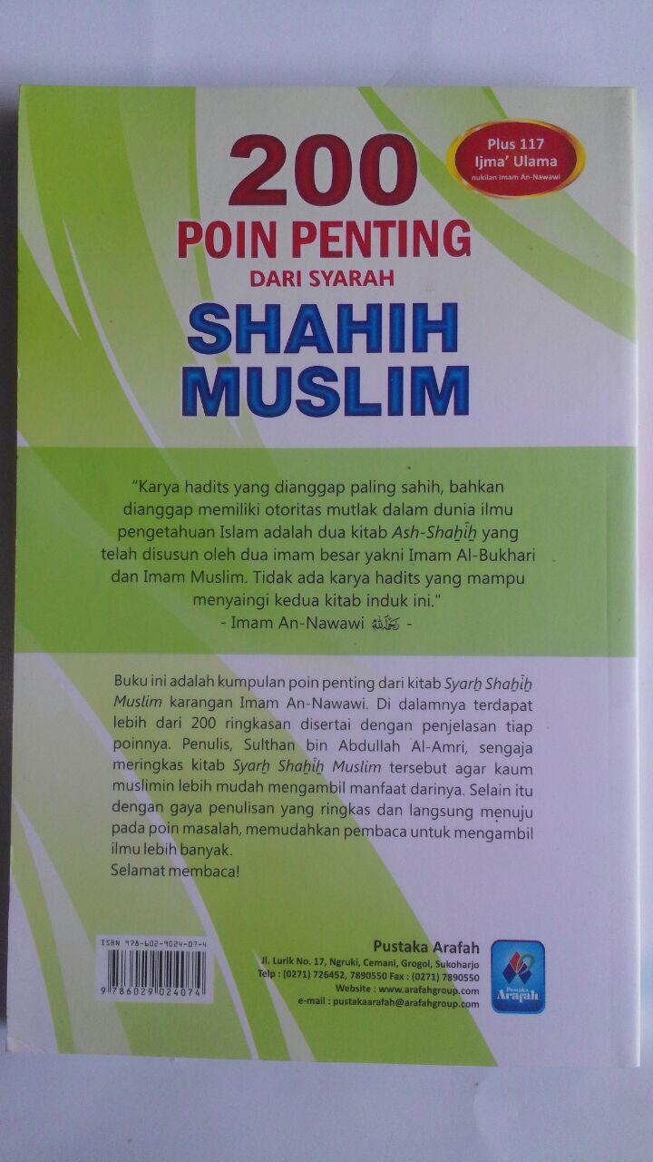 Buku 200 Poin Penting Dari Syarah Shahih Muslim cover