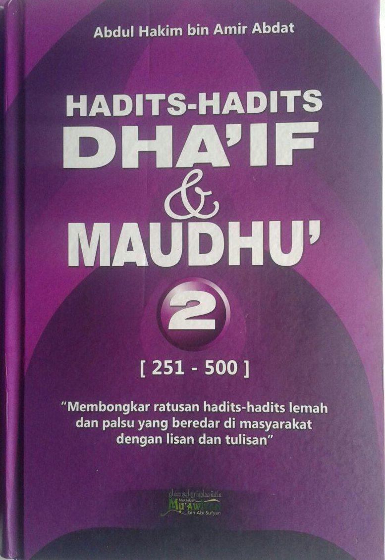 Buku Hadits-Hadits Dhaif dan Maudhu (2 Jilid) cover 3