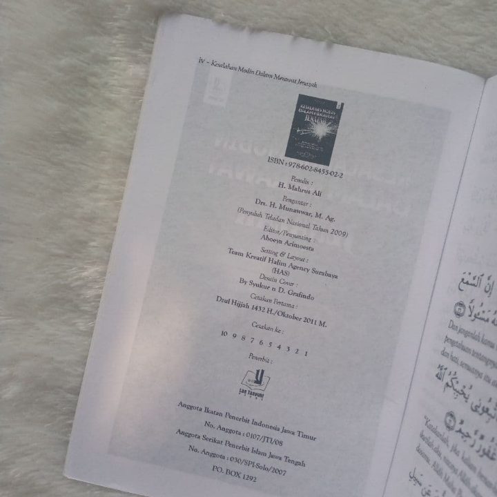 Buku Kesalahan Modin Dalam Merawat Jenazah