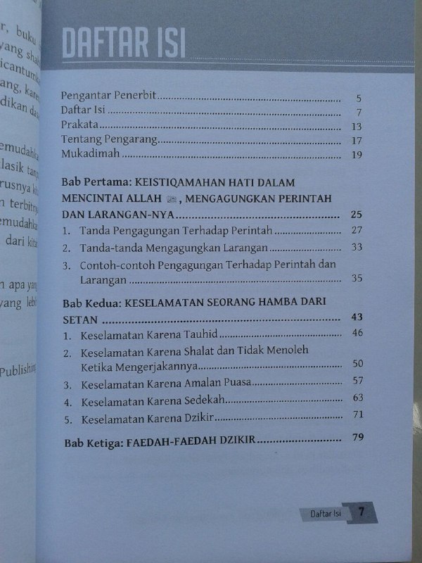 Buku Doa & Dzikir Yang Terangkat Ke Langit isi
