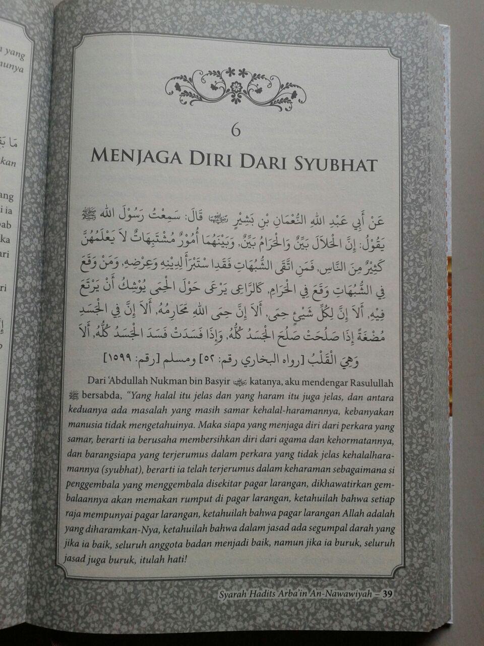 Buku Syarah Hadits Arba'in An-Nawawiyah isi 3