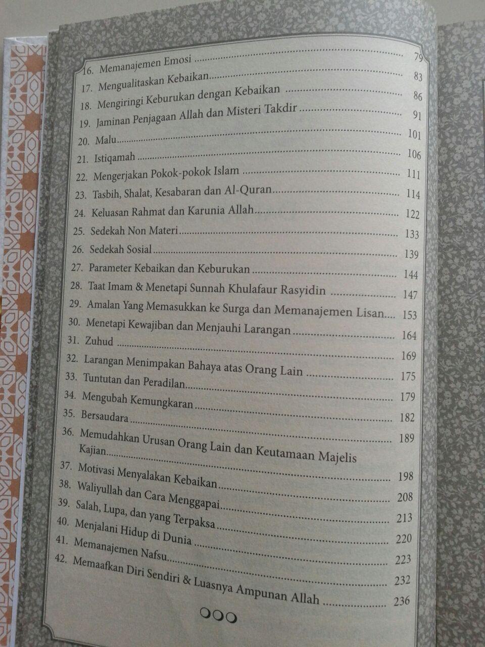 Buku Syarah Hadits Arba'in An-Nawawiyah isi