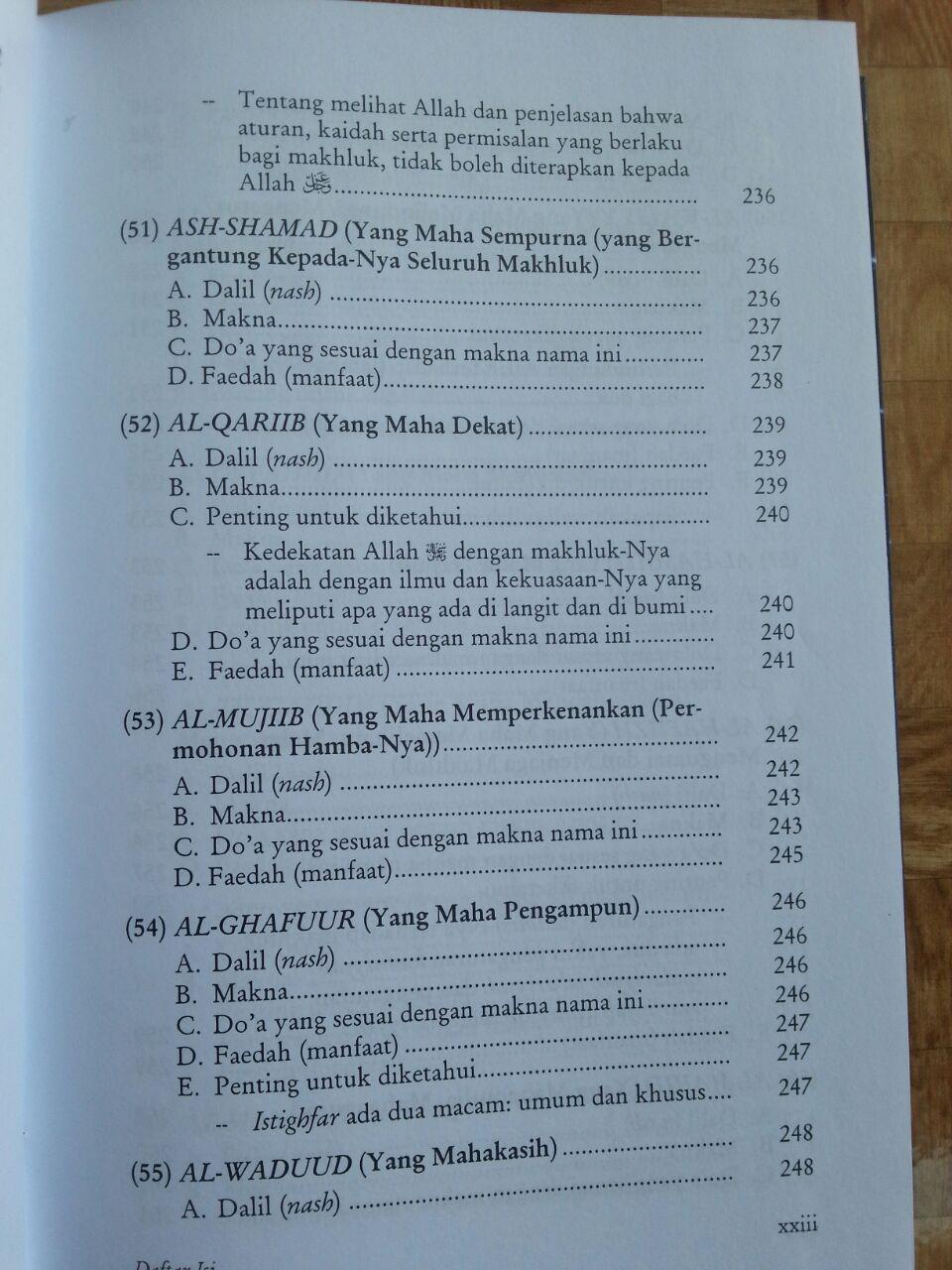 Buku Asmaul Husna isi 2