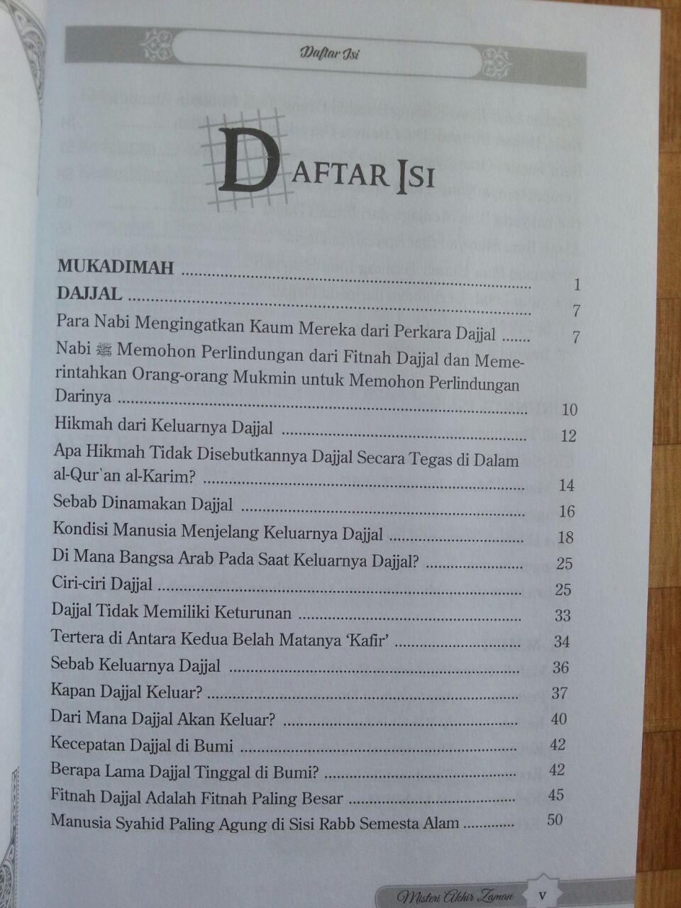 Buku Misteri Akhir Zaman isi 2