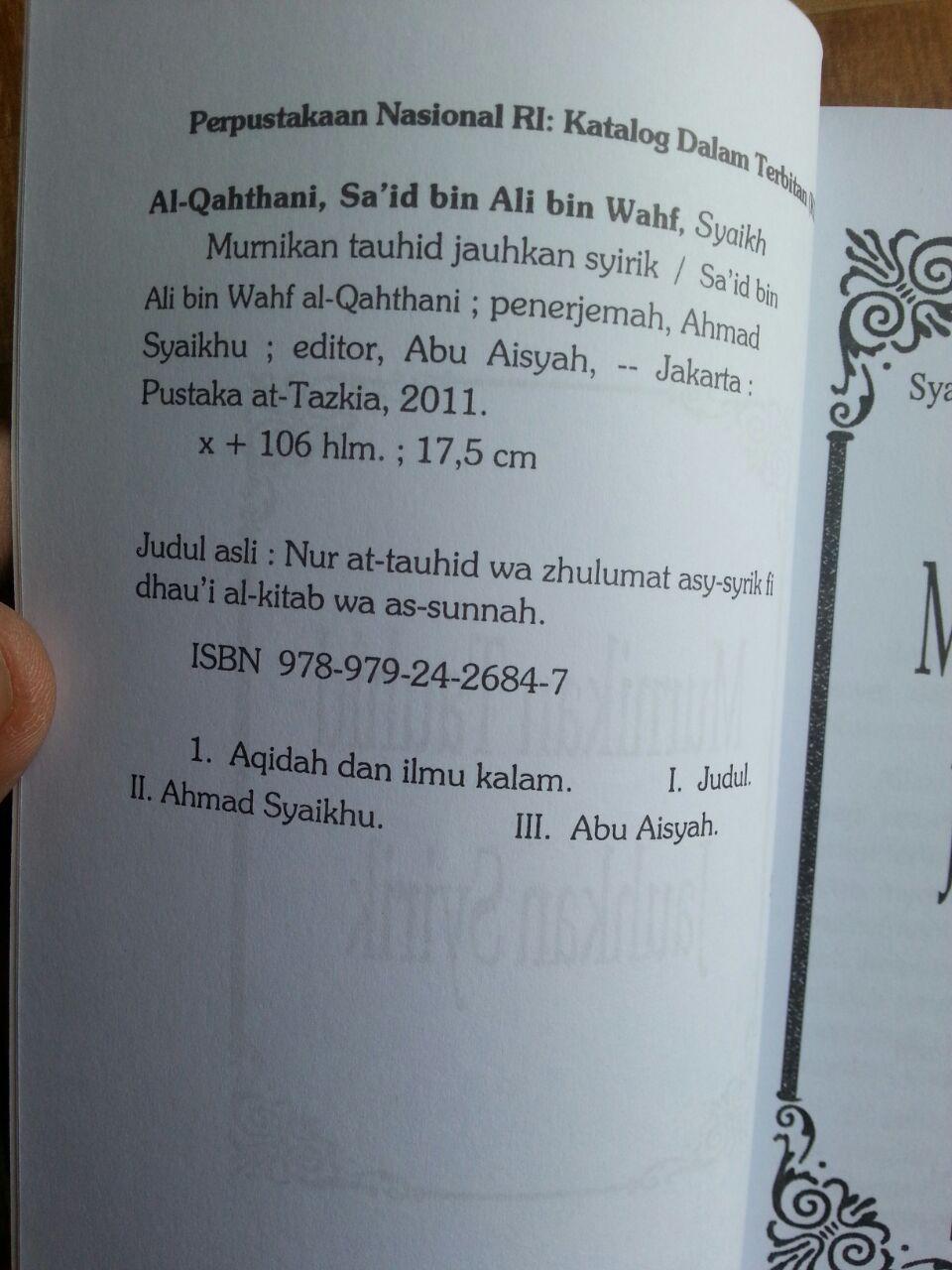 Buku Murnikan Tauhid Jauhkan Syirik isi 3