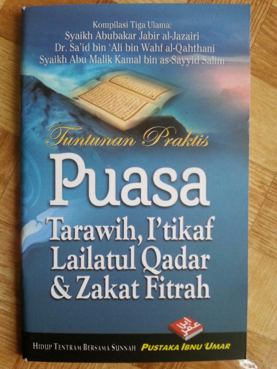 Buku Saku Tuntunan Praktis Puasa Tarawih I'tikaf Lailatul Qadar dan Zakat Fitrah cover 2