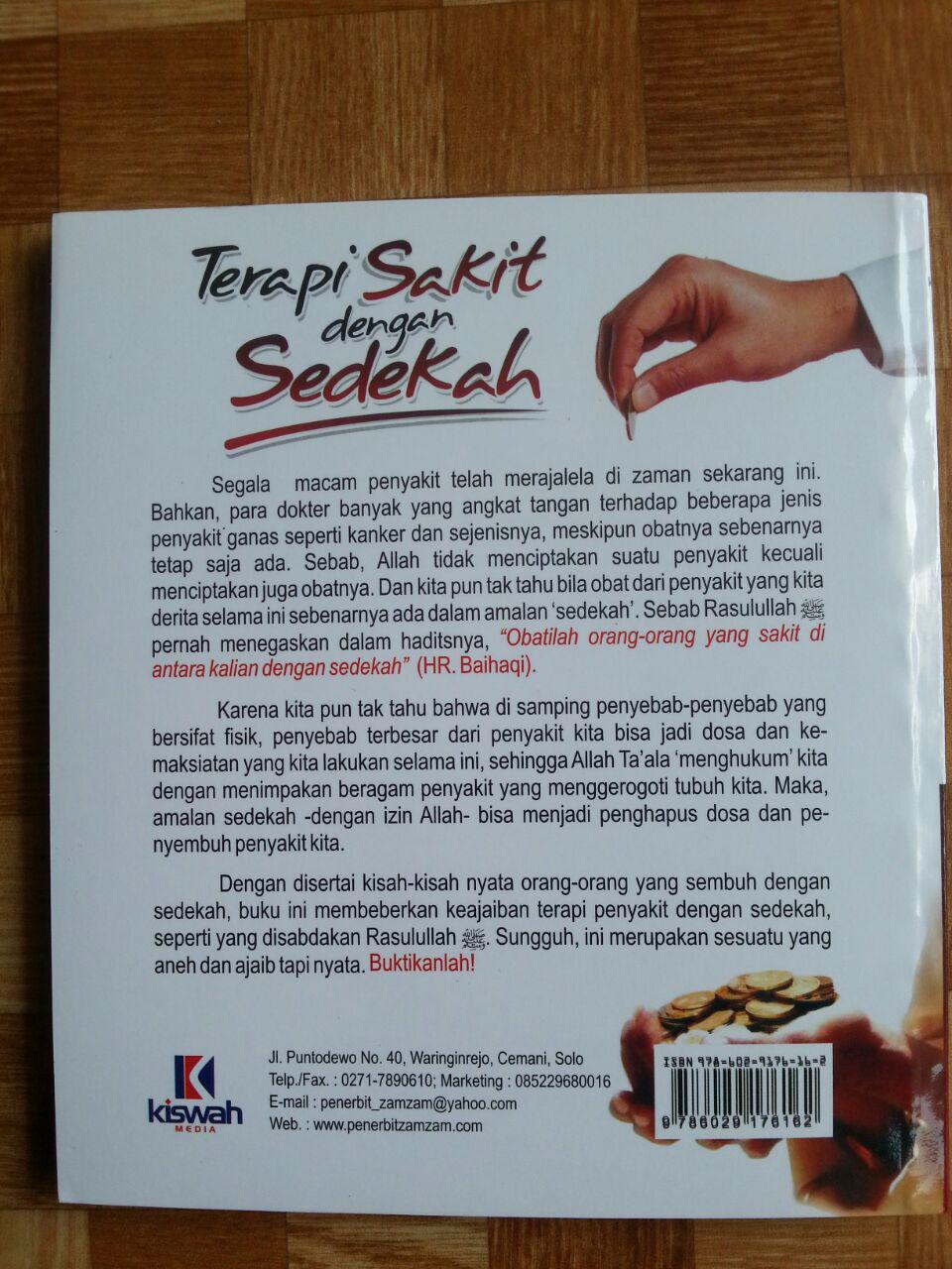 Buku Terapi Sakit Dengan Sedekah cover