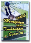 Buku Adab Menelpon Dalam Timbangan Syariat