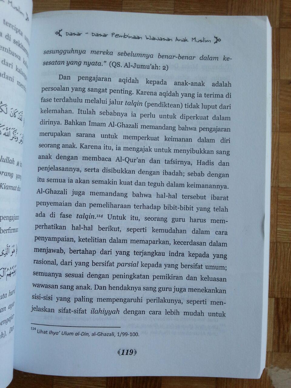 Buku Dasar-Dasar Pembinaan Wawasan Anak Muslim isi 4