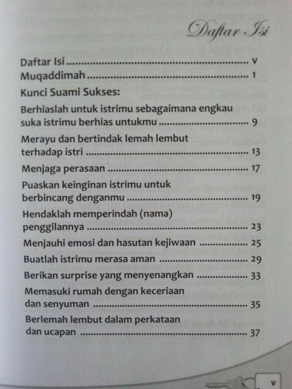 Buku Suami Sukses Dalam Rumah Tangga Kiat Jitu Menjadi Suami Idaman isi 2