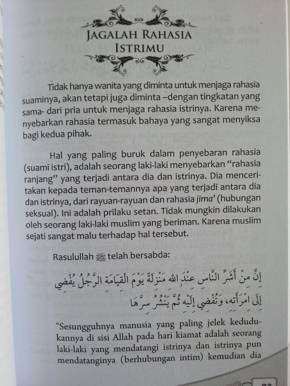 Buku Suami Sukses Dalam Rumah Tangga Kiat Jitu Menjadi Suami Idaman isi 3