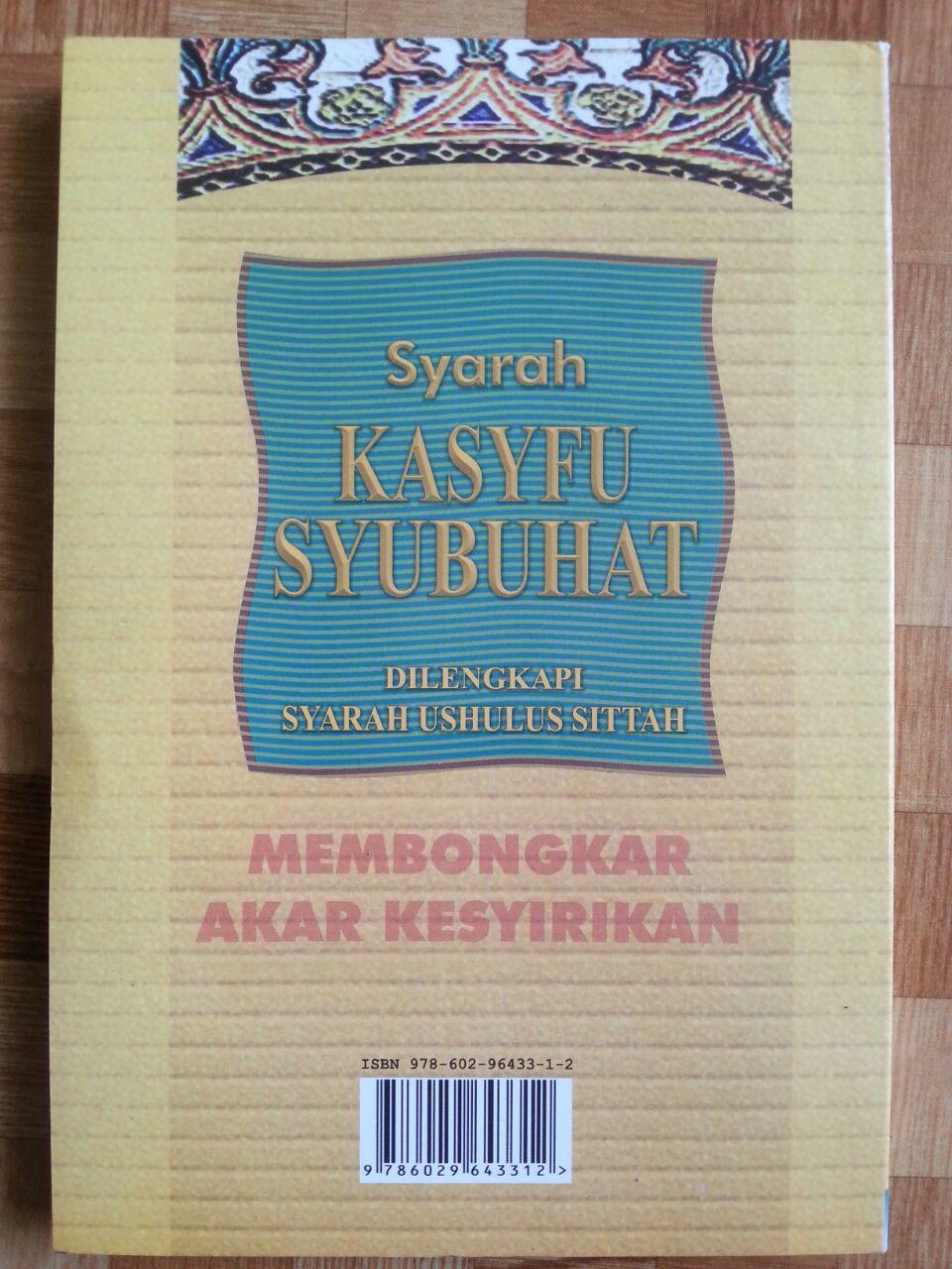 Buku Syarah Kasyfu Syubhat (Membongkar Akar Kesyirikan) cover