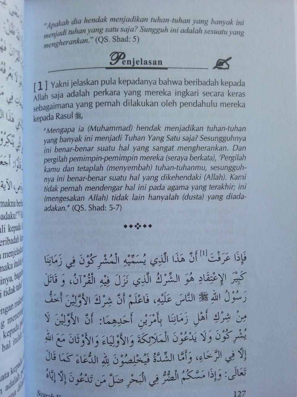 Buku Syarah Kasyfu Syubhat (Membongkar Akar Kesyirikan) isi 4