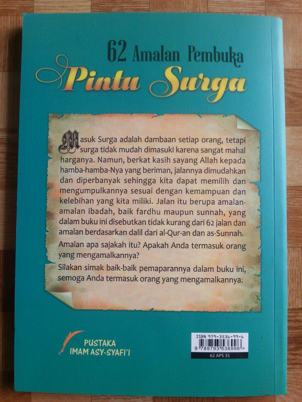 Buku 62 Amalan Pembuka Pintu Surga cover