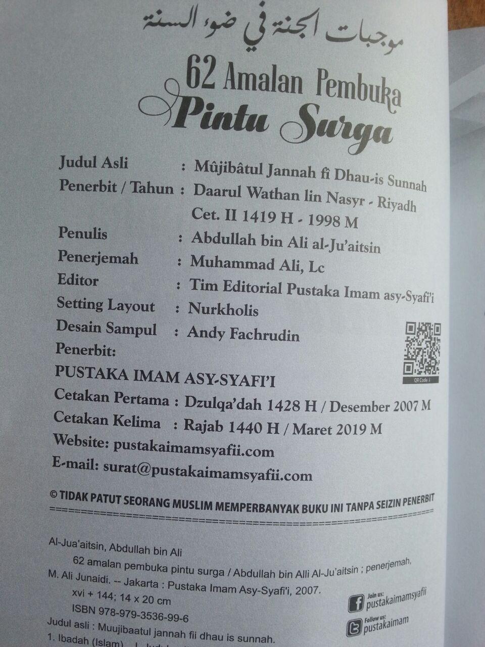 Buku 62 Amalan Pembuka Pintu Surga isi 2