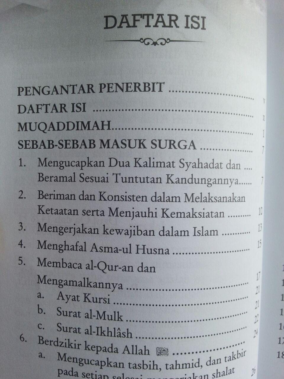 Buku 62 Amalan Pembuka Pintu Surga isi