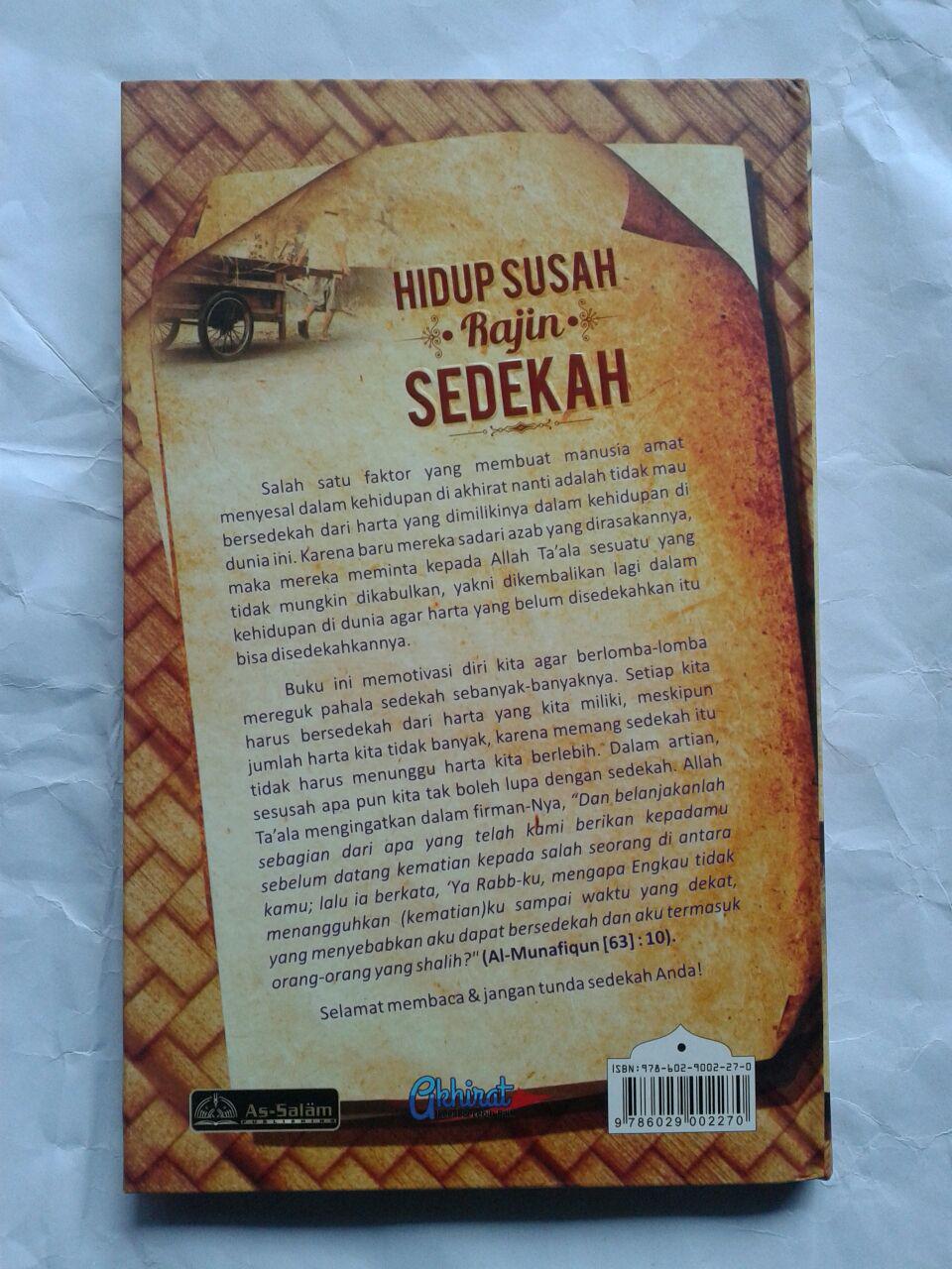 Buku Hidup Susah Rajin Sedekah 38,000 15% 32,300 cover 2