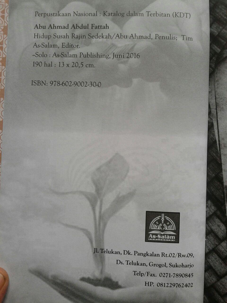 Buku Hidup Susah Rajin Sedekah 38,000 15% 32,300 isi 2