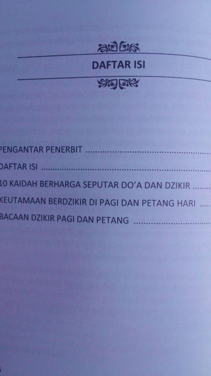 Buku Keajaiban Dzikir Pagi Petang 17,000 isi 2