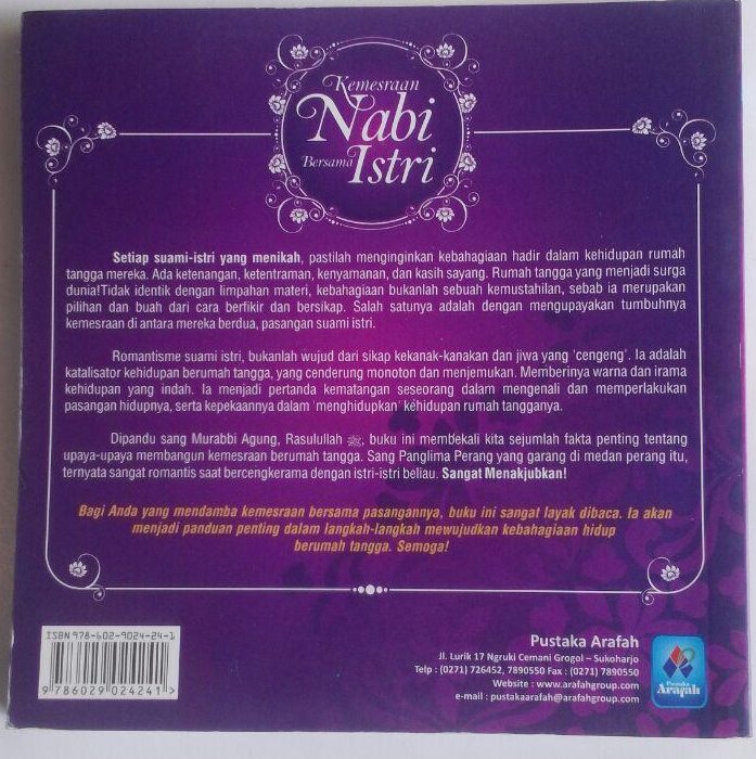 Buku Kemesraan Nabi Bersama Istri cover