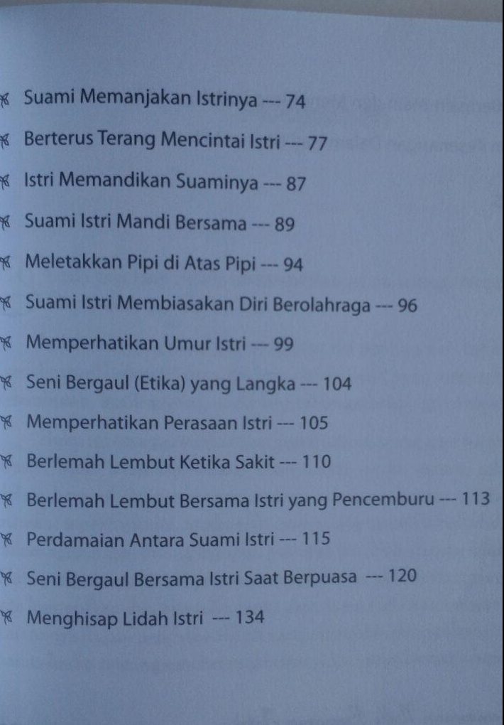 Buku Kemesraan Nabi Bersama Istri isi 2