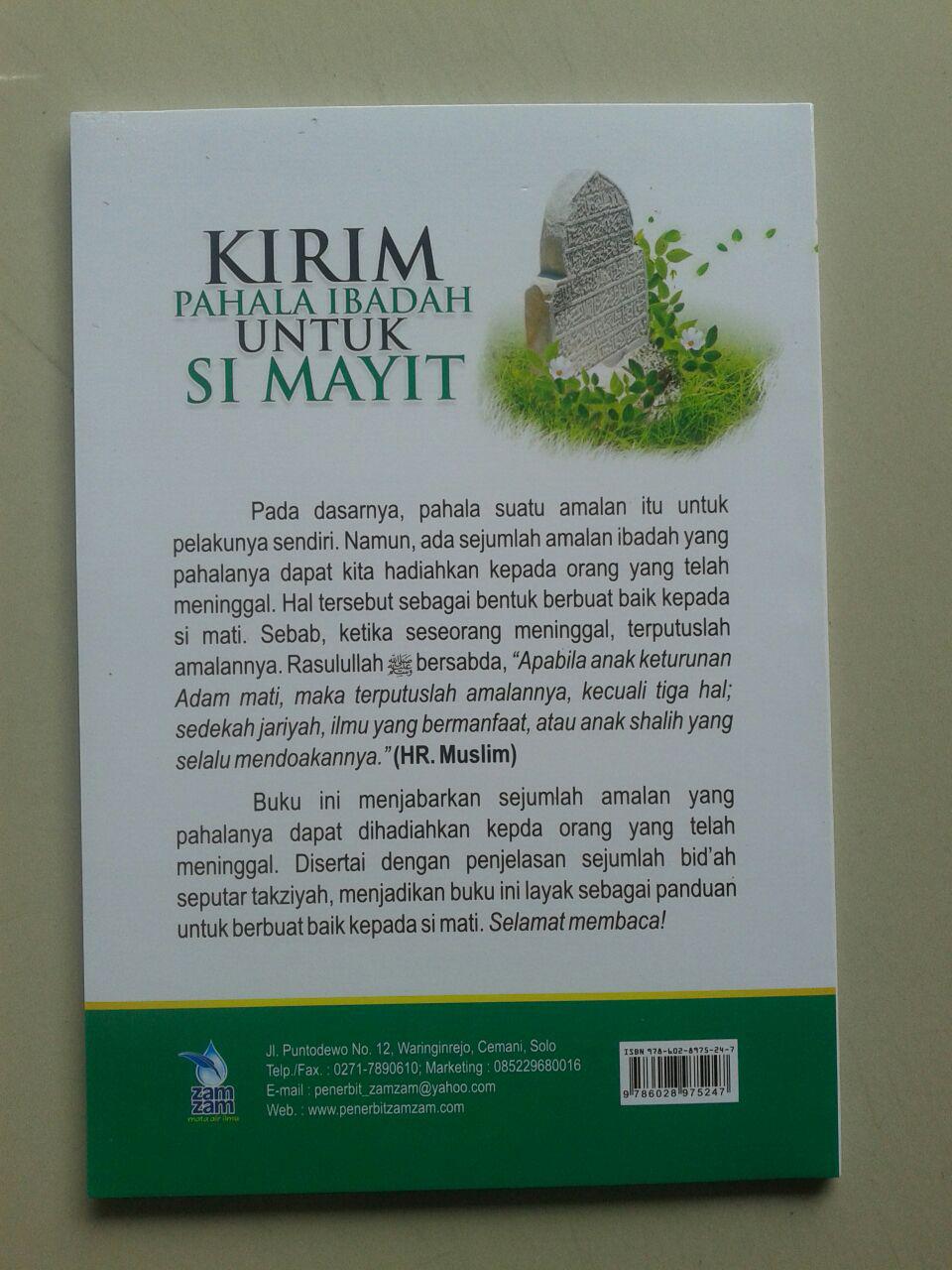 Buku Kirim Pahala Ibadah Untuk Si Mayit cover