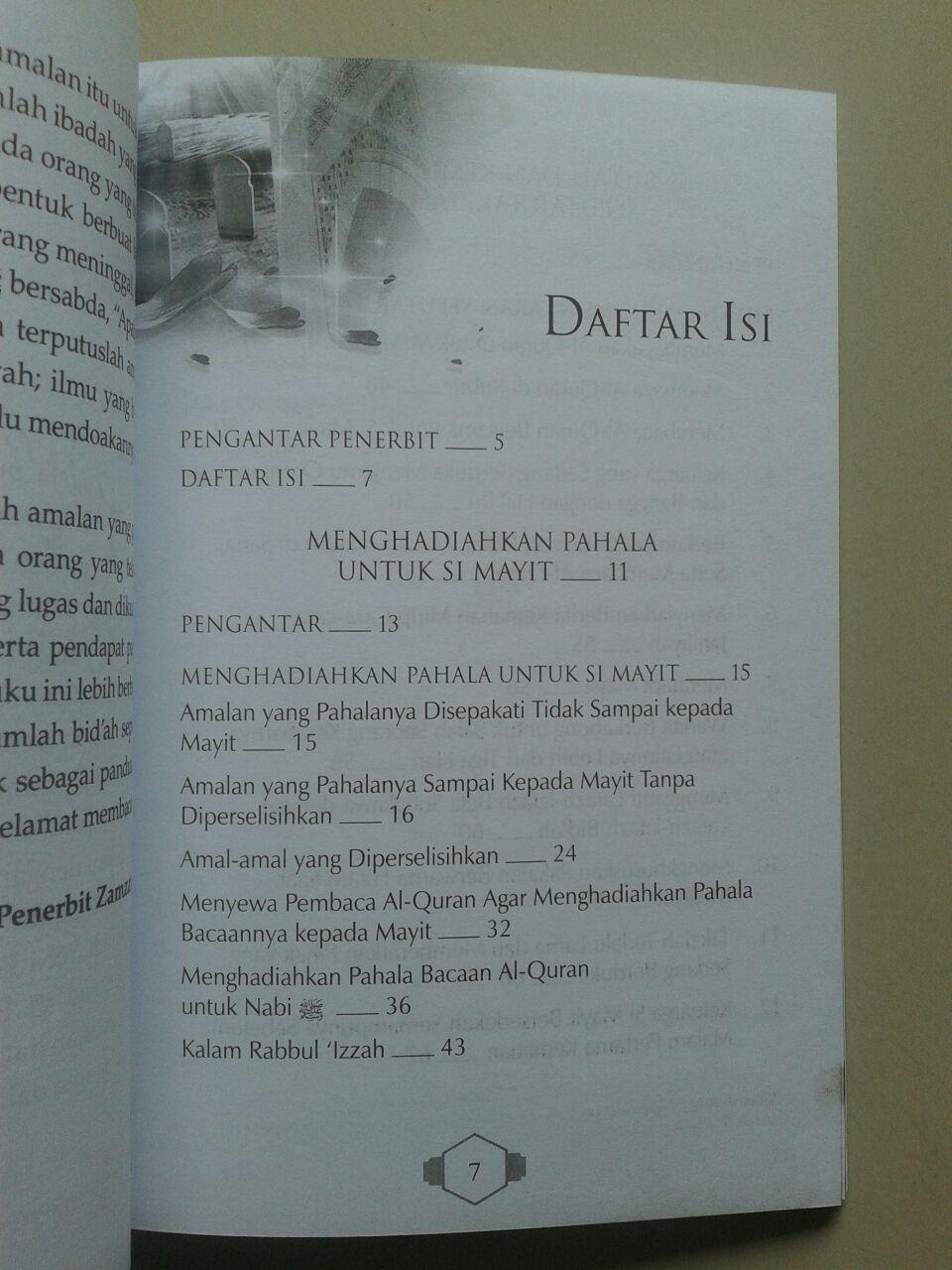 Buku Kirim Pahala Ibadah Untuk Si Mayit isi