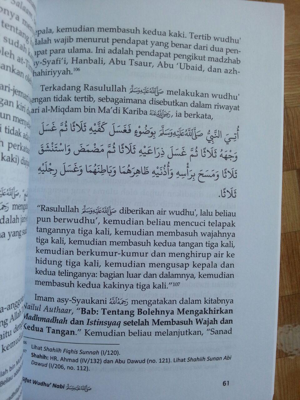 Buku Sifat Wudhu Nabi isi 3