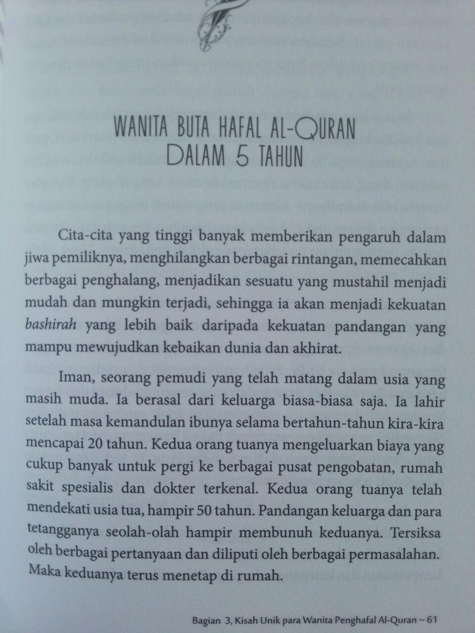 Buku Kisah Inspiratif Penghafal Al-Quran isi 2