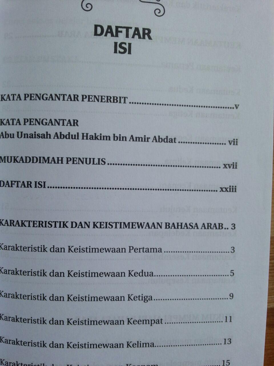 Buku Keutamaan dan Kewajiban Mempelajari Bahasa Arab isi 3
