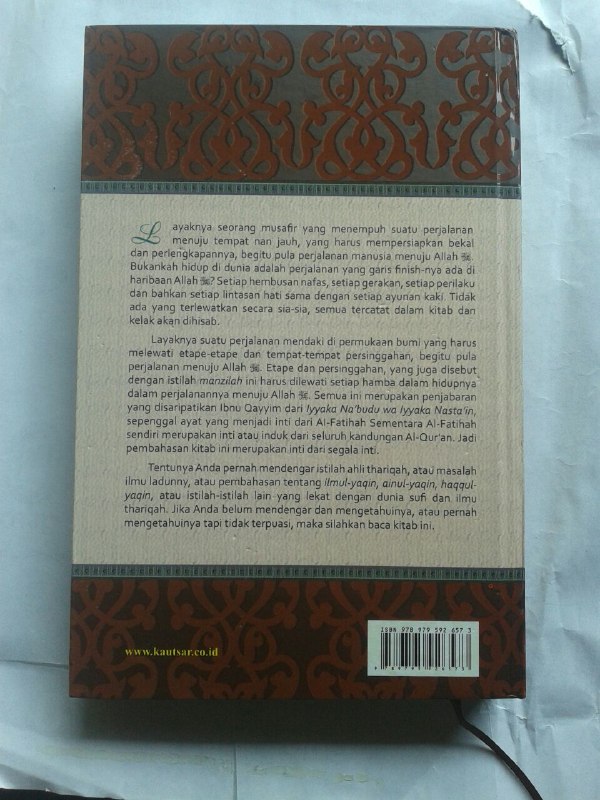 Buku Madarijus Salikin Pendakian Menuju Allah cover 2