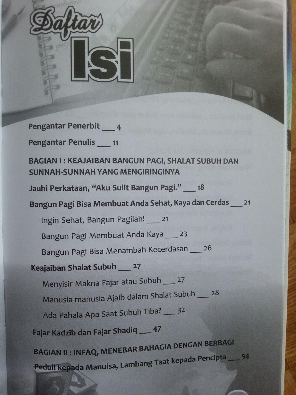 Buku Menggapai Kemuliaan Infak di Waktu Subuh isi 2