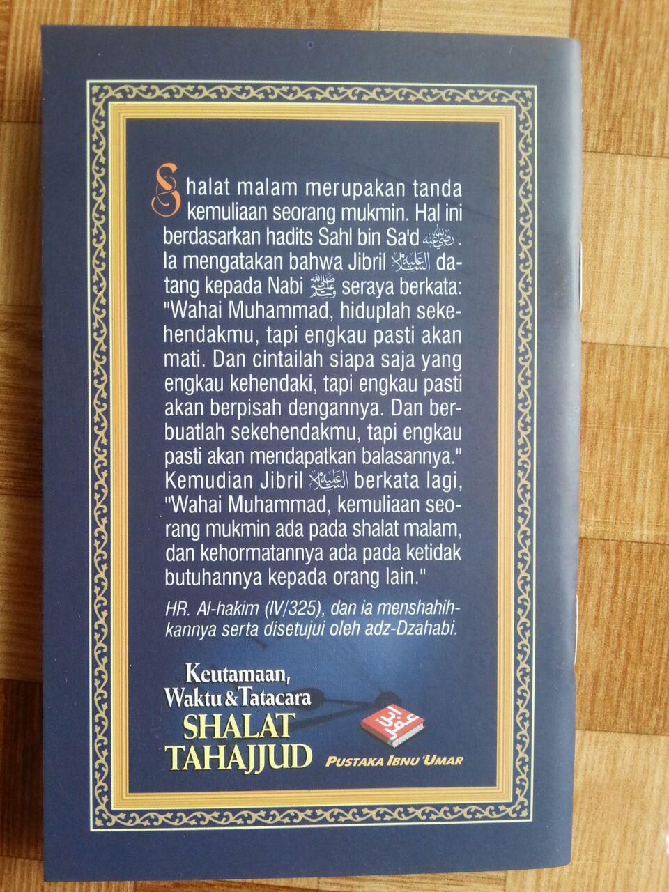 Buku Saku Keutamaan Waktu dan Tata Cara Shalat Tahajjud cover