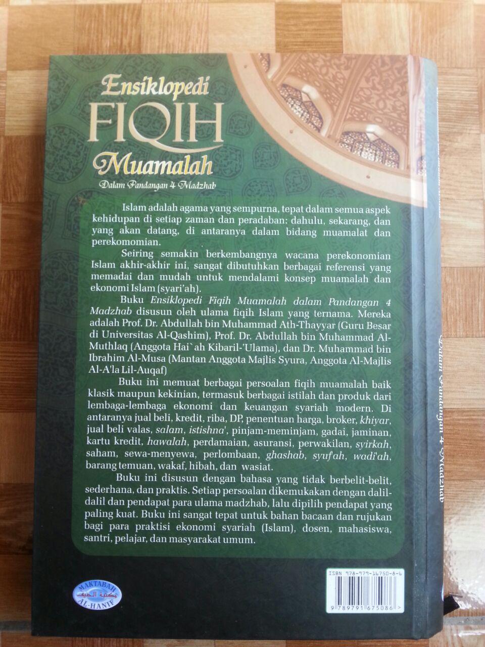 Buku Ensiklopedi Fiqih Muamalah Dalam Pandangan 4 Madzhab cover