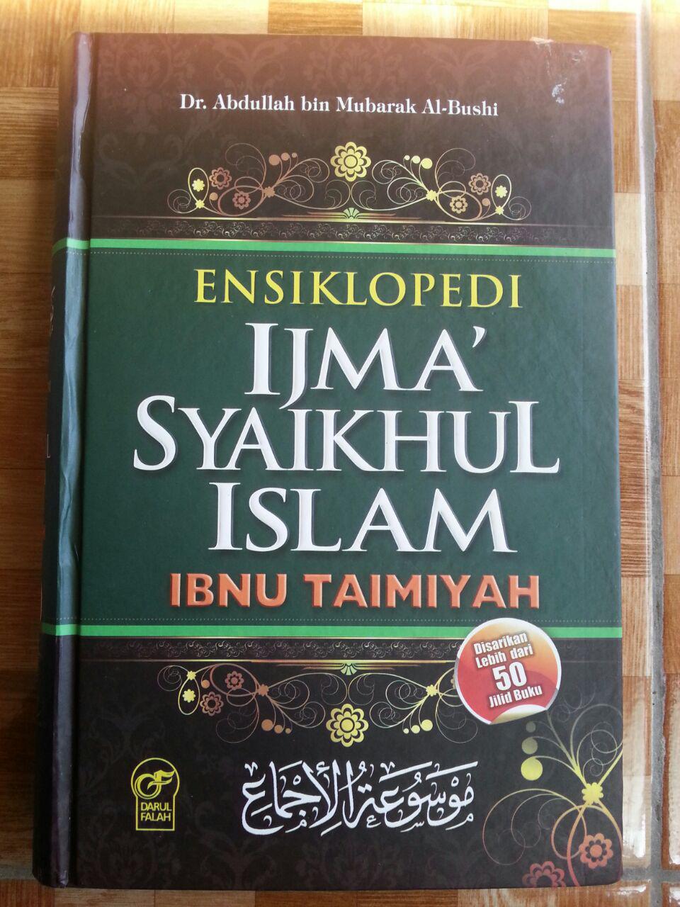 Buku Ensiklopedi Ijma Syaikhul Islam Ibnu Taimiyah cover 2